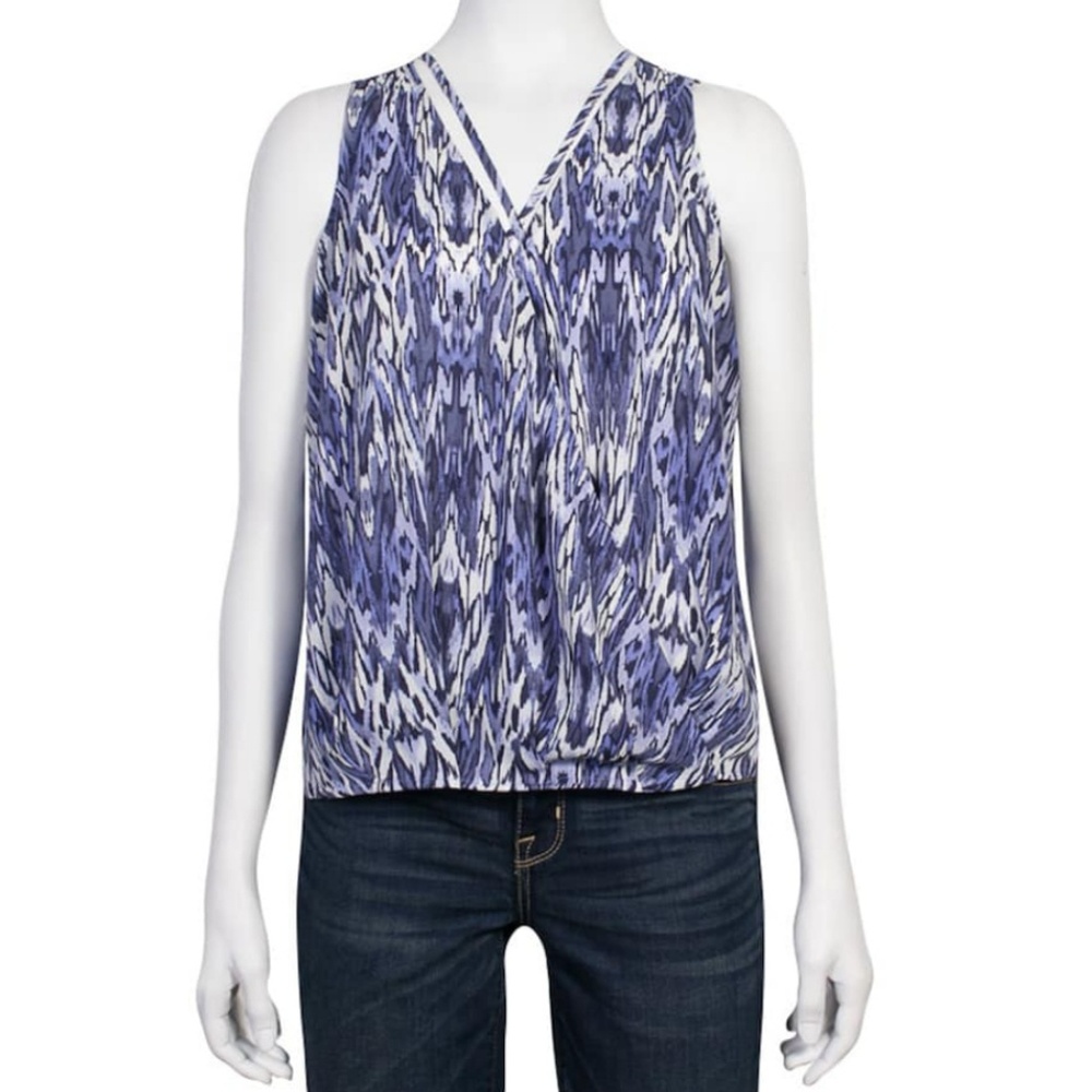 Dressy top ~ purple & black NWT (juniors)